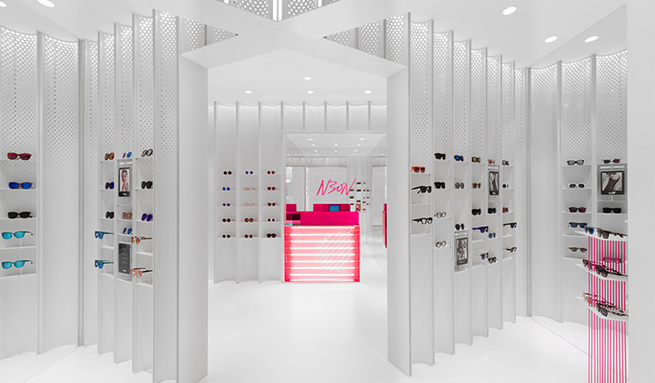 N3ON 潮流眼镜店，提供独特的零售空间体验