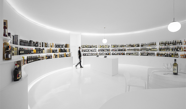 Portugal Vineyards葡萄酒店面，曲线塑造极致温柔感