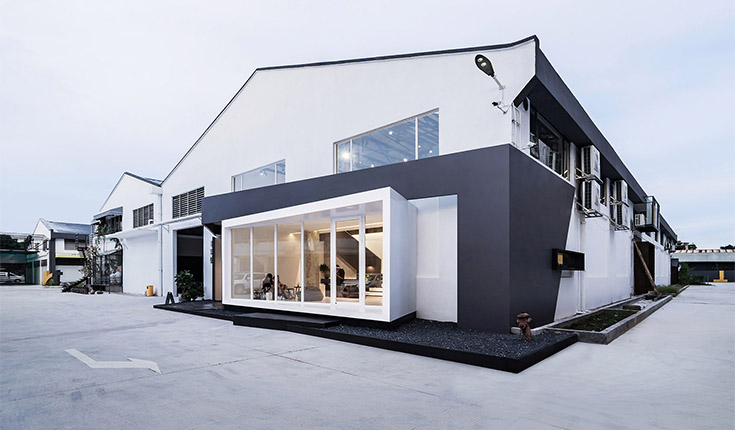 旧厂房改造商业建筑，空间的形态复合